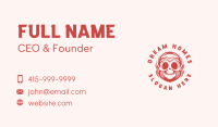 Skate Skull Tattoo Business Card Image Preview