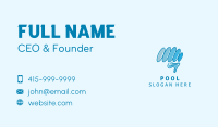 Blue Creative Brain Business Card Image Preview