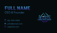 Auto Wash Droplet Business Card Preview