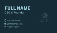 Floral Moon Holistic Business Card Image Preview