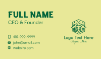 Green Outdoor Nature  Business Card Design