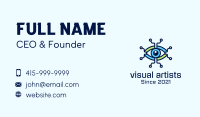 Tech Circuit Eye Business Card Image Preview