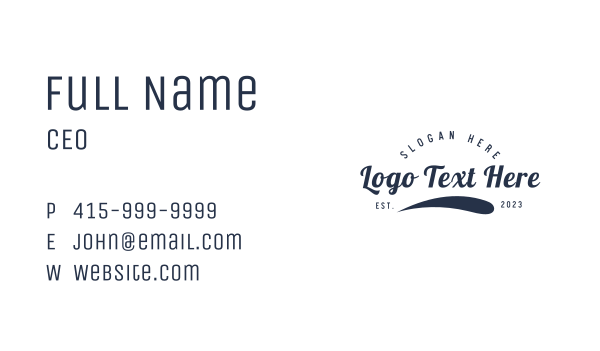 Jersey Clothing Varsity Business Card Design Image Preview