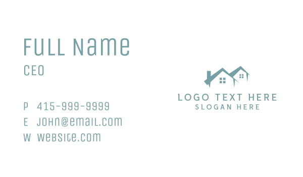 House Contractor Roofing Business Card Design Image Preview