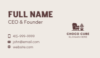 Chair Decor Furniture Business Card Design