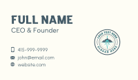 Tent Mountain Compass Business Card Image Preview