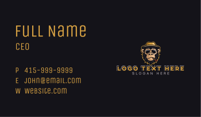 Ape Hat Cigarette Business Card Image Preview