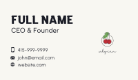 Cherry Fruit Farm Business Card Image Preview