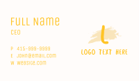 Sketch Text Letter Business Card Image Preview