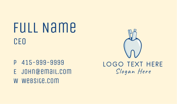 Dental Hygiene Tooth Business Card Design Image Preview