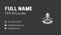 Rock Guitar Headstock  Business Card Preview