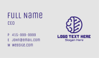 Blue Brain Circuit Business Card Image Preview