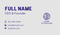 Blue Brain Circuit Business Card Image Preview