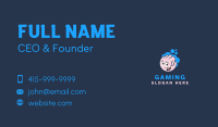 Fist Face Bubbles Business Card Image Preview