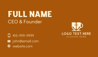 Anchor Mug Cafe Business Card Design