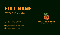 Abstract Orange Fruit Business Card Image Preview