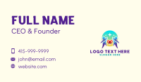 Family Love Heart Business Card Preview