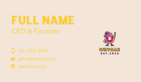 Colorful Doughnut Mascot Business Card Image Preview