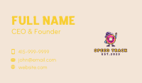 Colorful Doughnut Mascot Business Card Image Preview