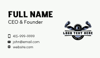 Muffler Automotive Garage Business Card Image Preview