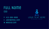 Media Podcast Microphone Business Card Image Preview