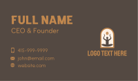 Yoga Coffee Arch Business Card Image Preview