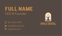 Yoga Coffee Arch Business Card Image Preview