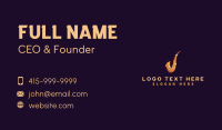 Saxophone Music Instrument Business Card Design