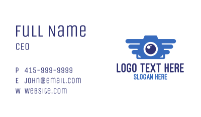 Blue Wing Photography Business Card