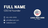 American Coffee Cup Business Card Design