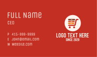 Ecommerce Server Shopping Cart Business Card Image Preview