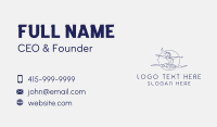 Gymnastics Jump Balance Business Card Design