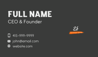 Casual Graffiti Style Wordmark Business Card Image Preview