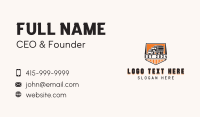 Logging Truck Delivery Business Card Image Preview