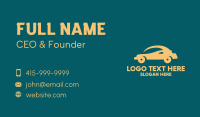 Small Yellow Car Business Card Image Preview