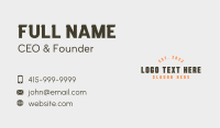 Generic Brand Clothing Business Card Image Preview
