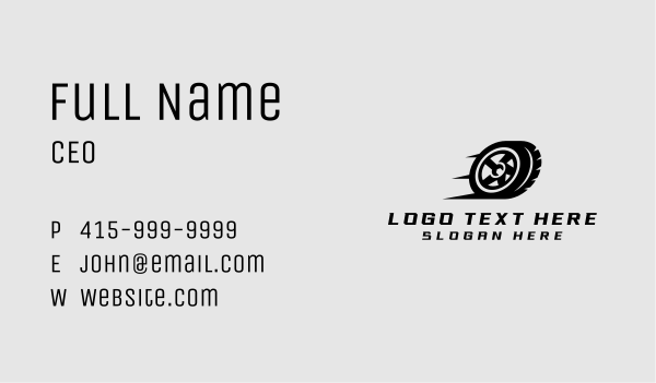 Tire Wrench Mechanic Business Card Design Image Preview