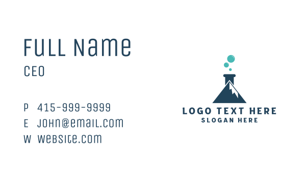 Mountain Lab Business Card Design Image Preview