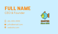 Colorful Round Fish  Business Card Image Preview