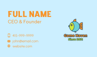 Colorful Round Fish  Business Card Image Preview