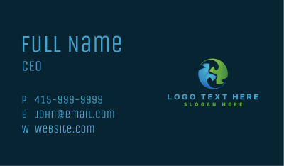 Eco Shirt Clothing Business Card Image Preview