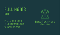 Green Minimalist Tree Business Card Image Preview