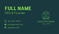 Green Minimalist Tree Business Card Image Preview