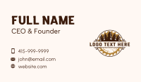 Sawmill Woodwork Lumberjack Business Card Image Preview