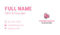 Pink Lifeline Heartbeat Business Card Image Preview