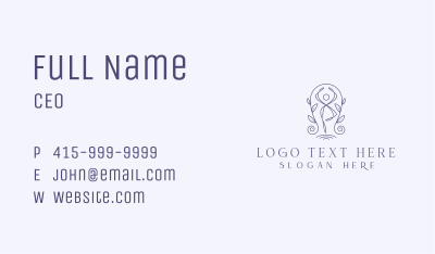 Holistic Zen Yoga Spa Business Card Image Preview