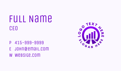 Purple Graph Realty  Business Card Image Preview