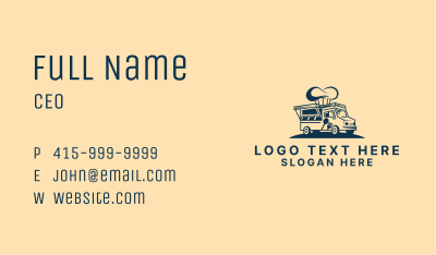 Cook Food Truck Business Card Image Preview