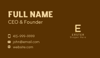 Basic Business Lettermark Business Card Image Preview