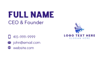 Wash Squeegee Housekeeping Business Card Image Preview